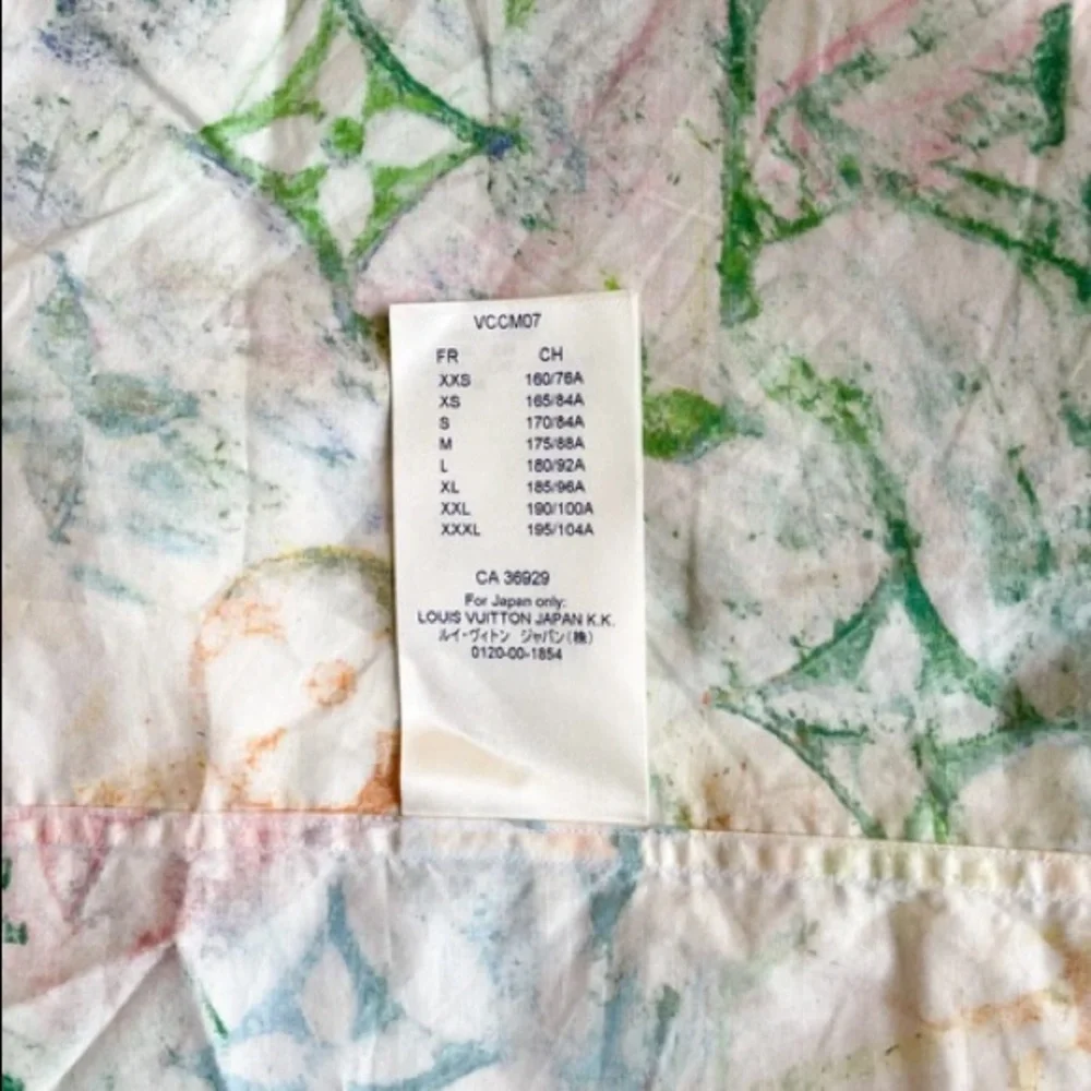 Louis Vuitton Pastel Monogram Button up Shirt - Picture 5 of 6